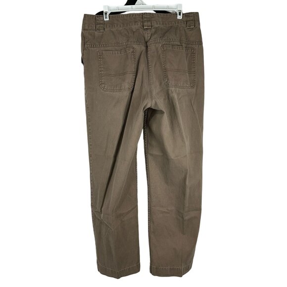 Christopher And Banks Womens Brown Casual Pants Size 14 Cotton - Picture 2 of 5